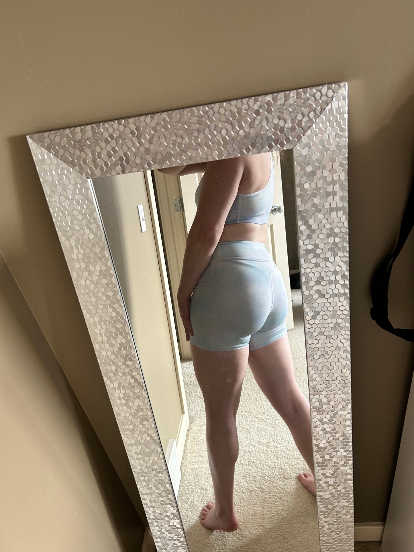 Winter haze Yoga Shorts