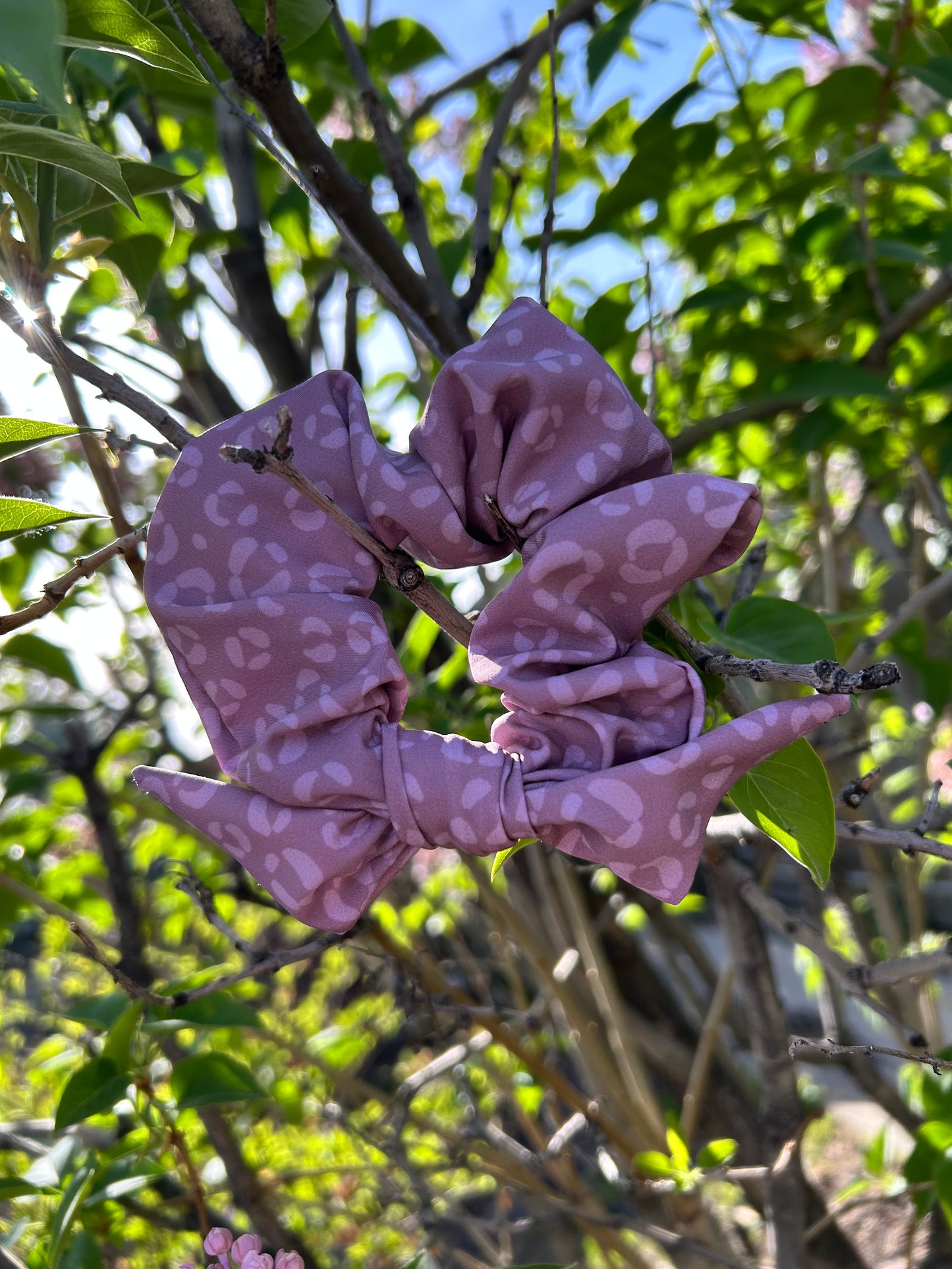 Mauve-A-Licious Recycled Scrunchie