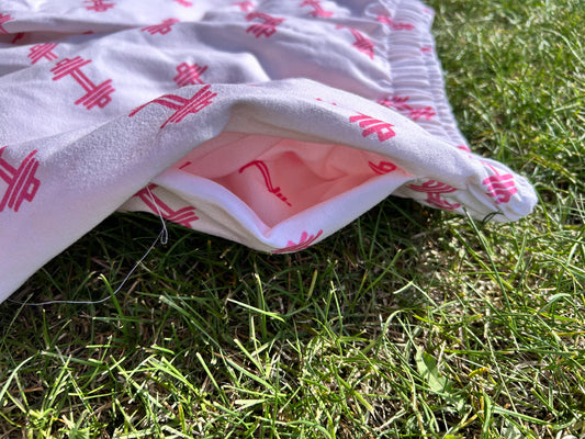 Dumbbell Pink cotton shorts