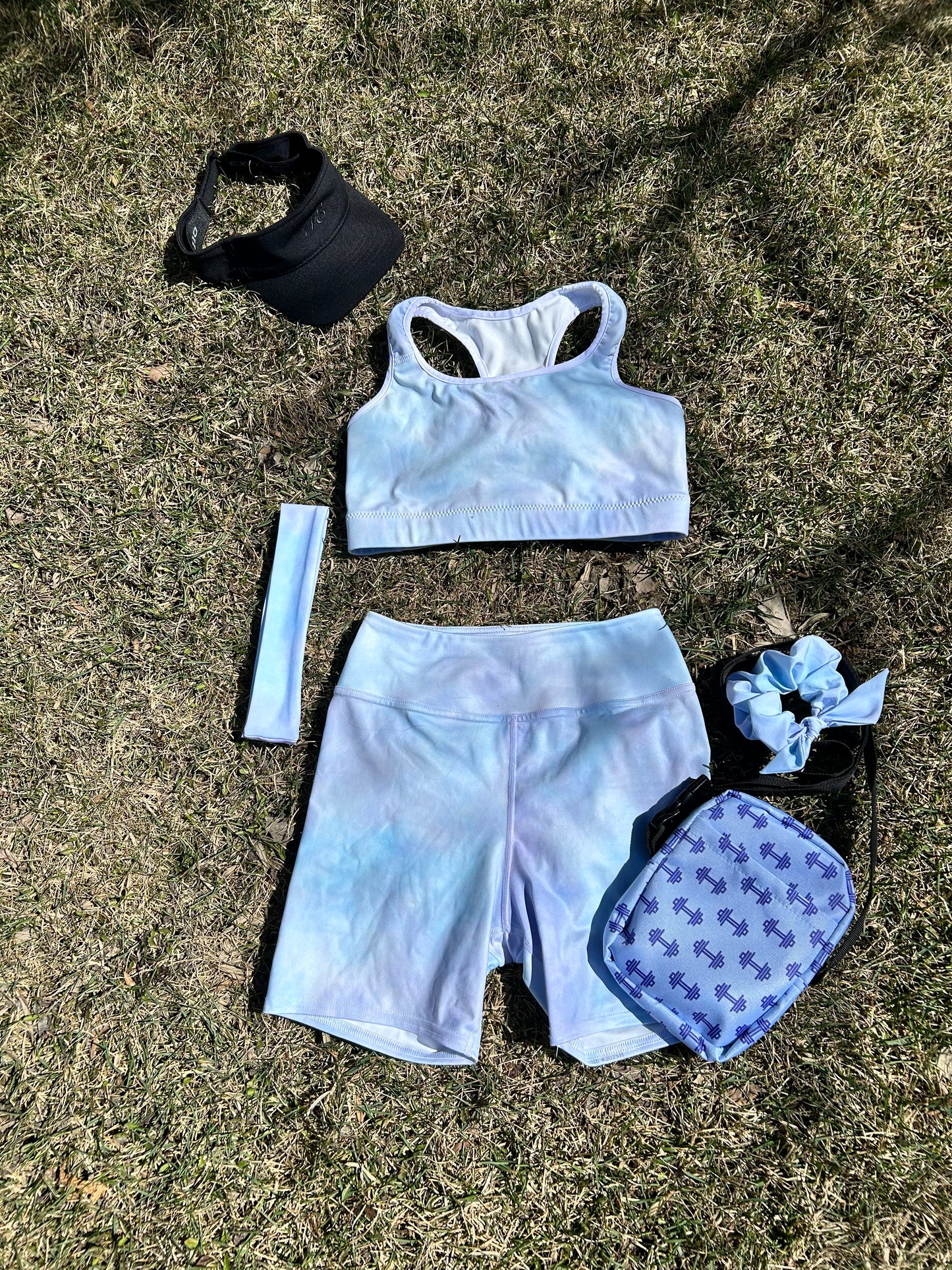 Winter haze Yoga Shorts
