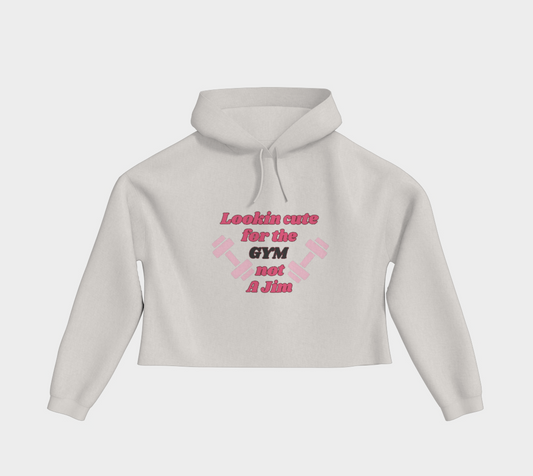 Cute for the gym 2.0 🇨🇦crop hoodie