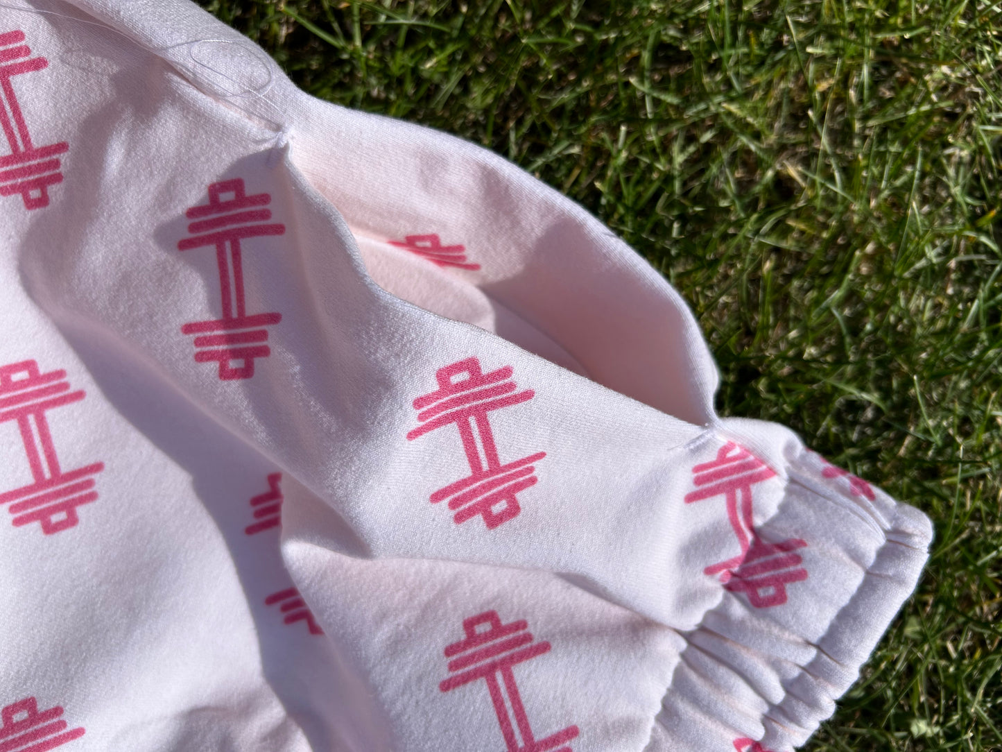 Dumbbell Pink cotton shorts