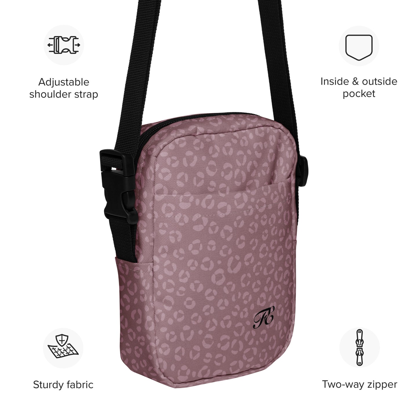 Mauve-A-Licious crossbody bag