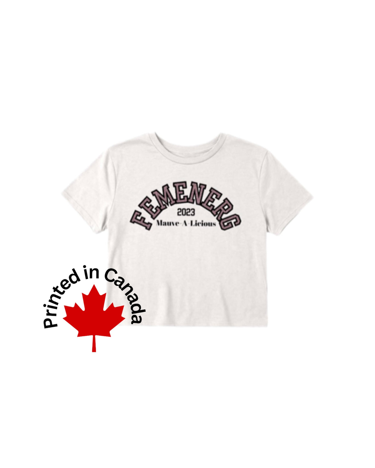 🇨🇦Mauve-a-Licious Women’s Flowy Cropped Tee