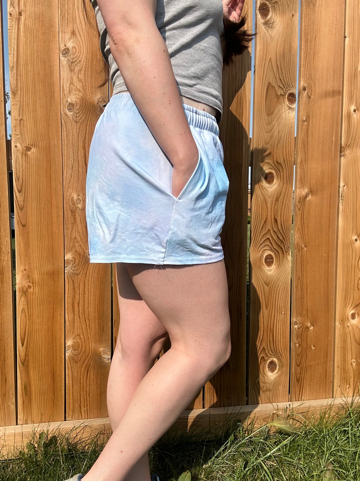 Winter Haze cotton shorts