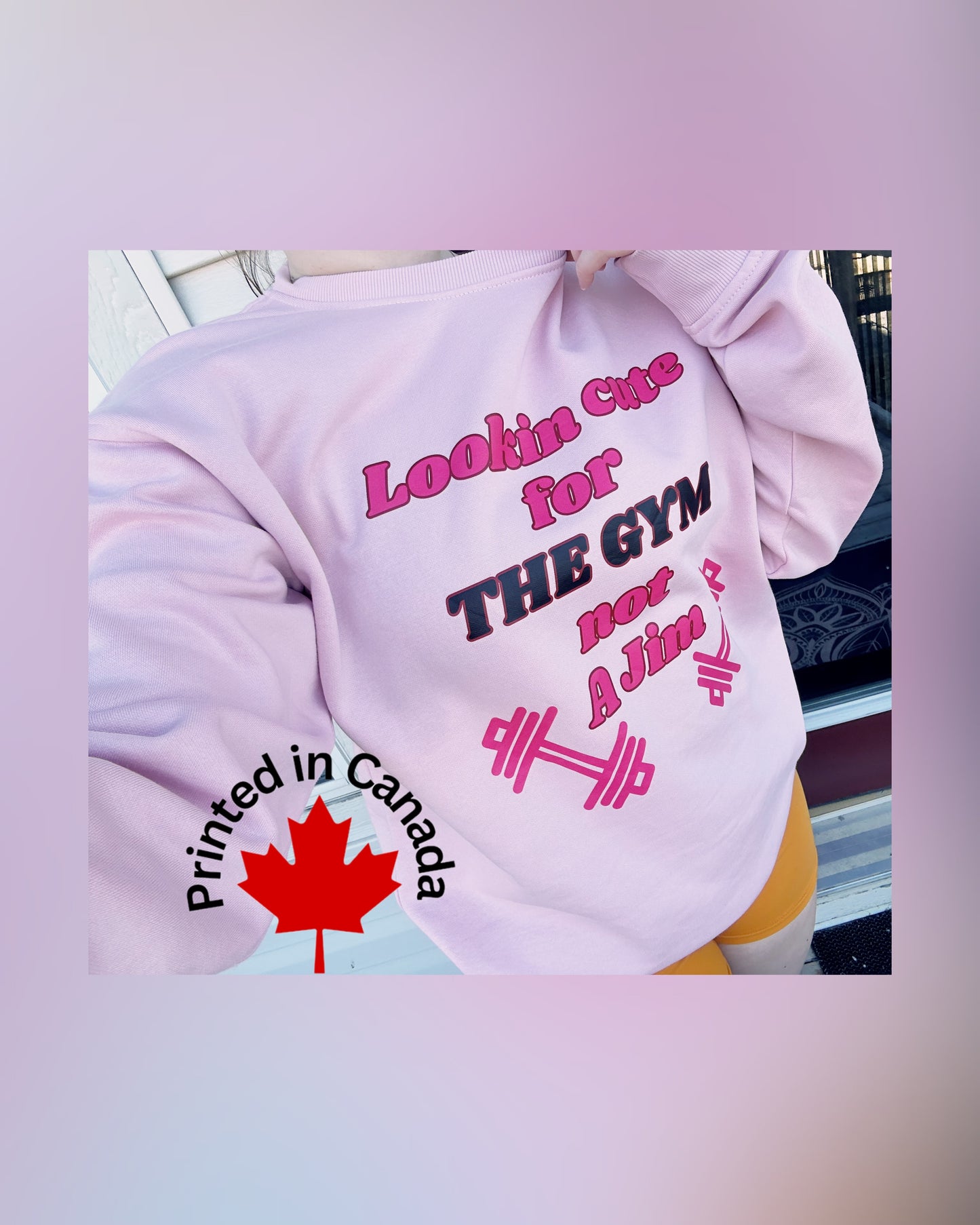 Cute for the gym 🇨🇦
