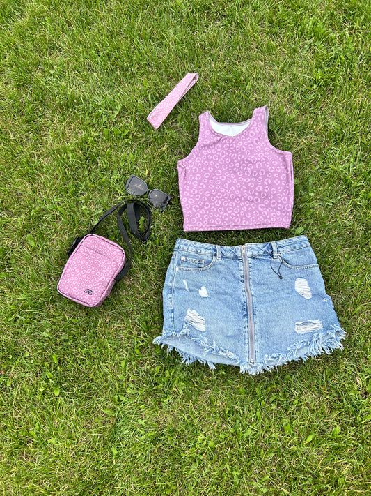 Mauve-A-Licious athletic crop tank 🇨🇦