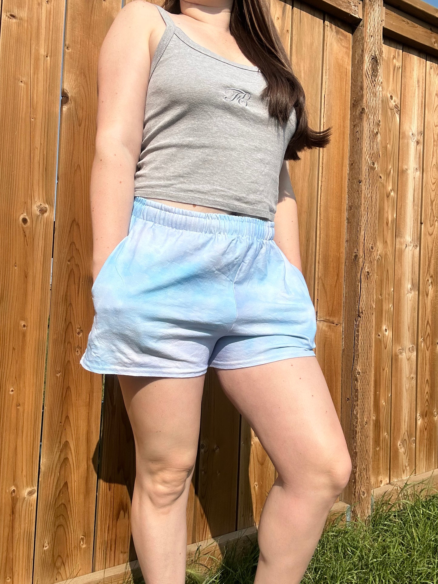 Winter Haze cotton shorts