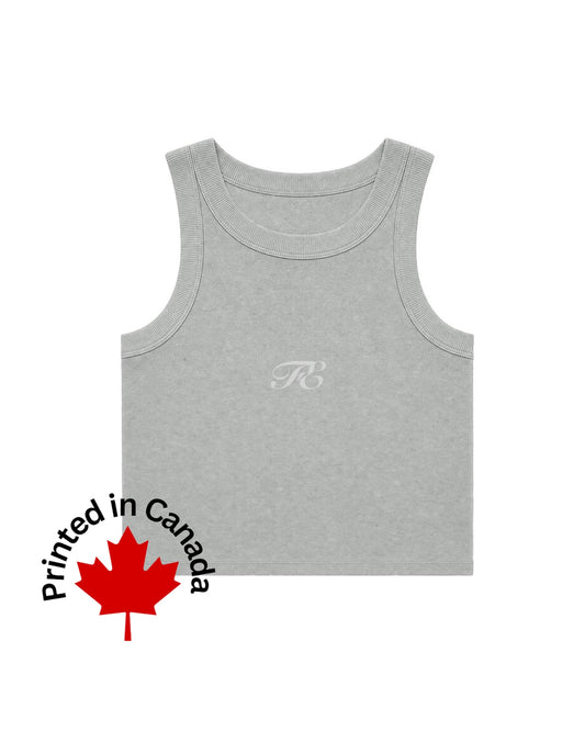 Organic cotton Rib FE Crop Tank 🇨🇦