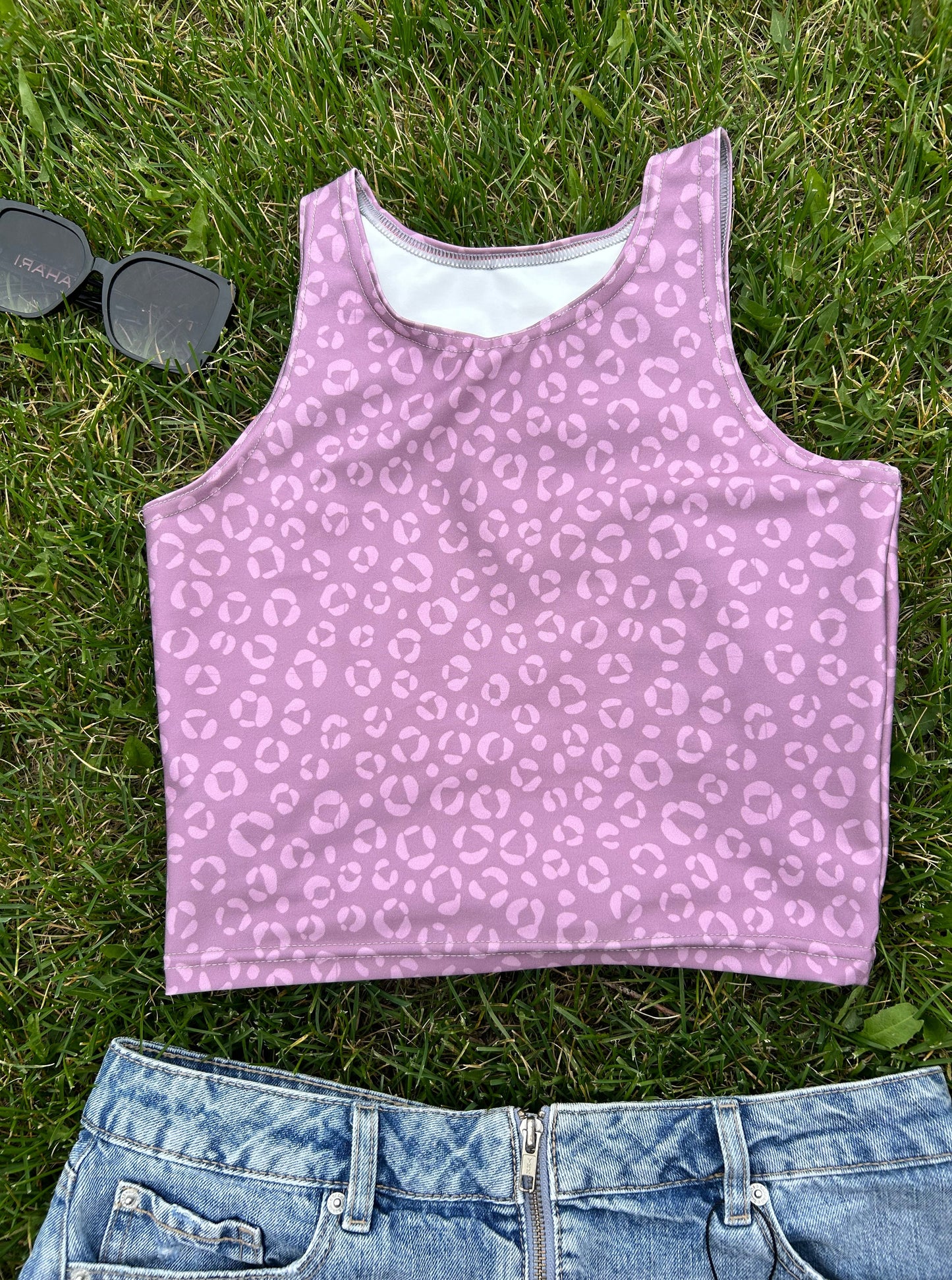 Mauve-A-Licious athletic crop tank 🇨🇦