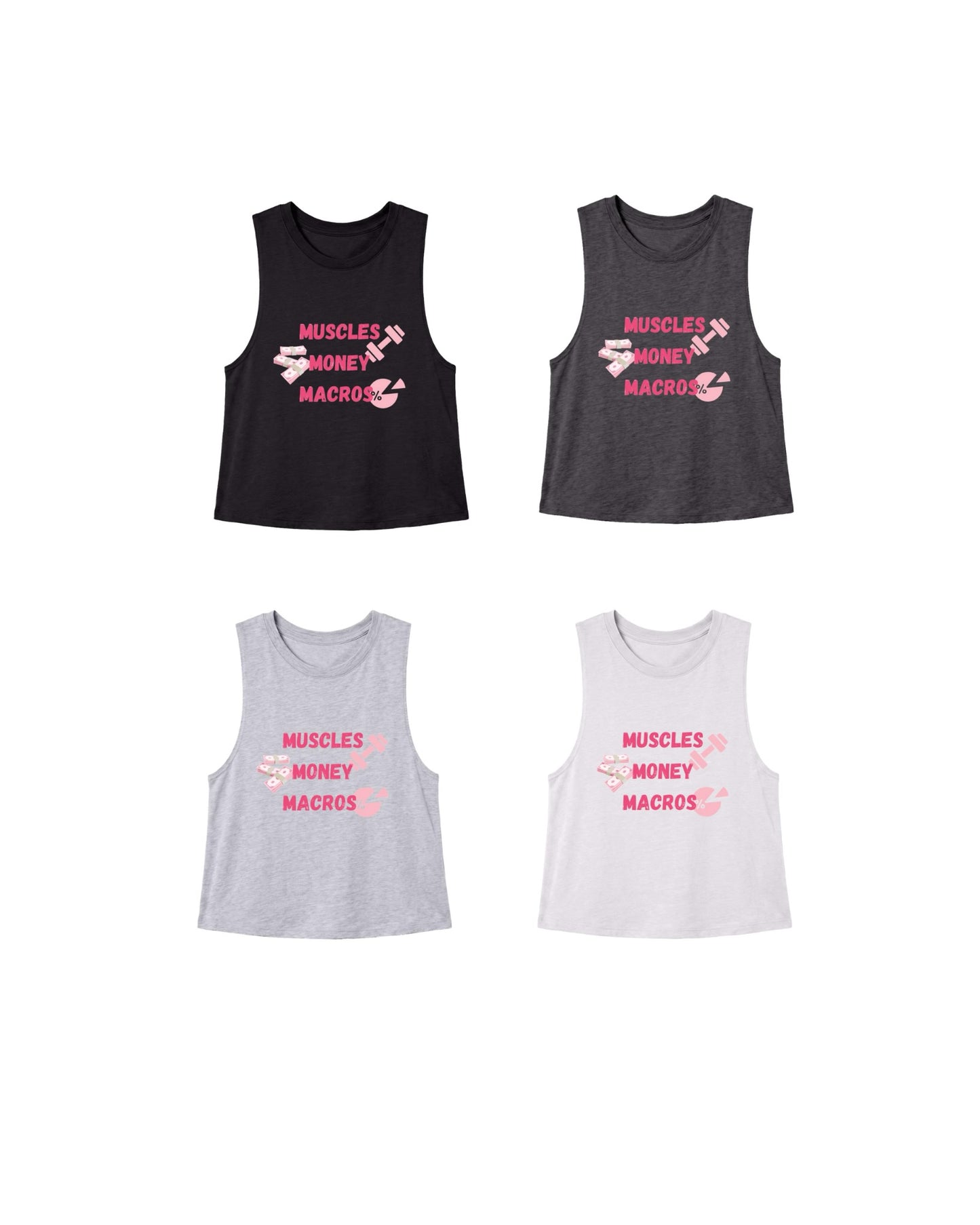 Women's Racerback Cropped Tank 🇨🇦 3M’s of gym baddies