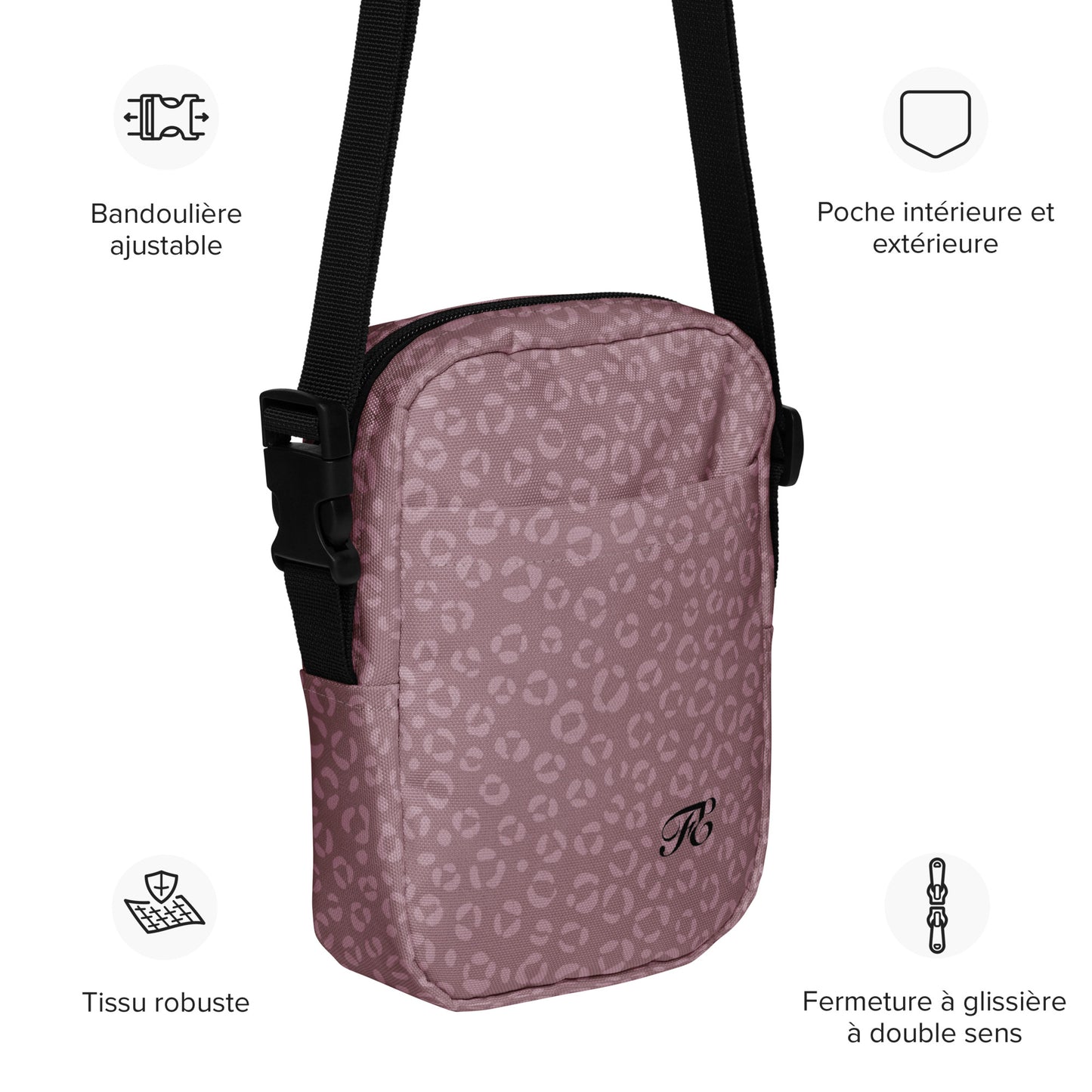 Mauve-A-Licious crossbody bag