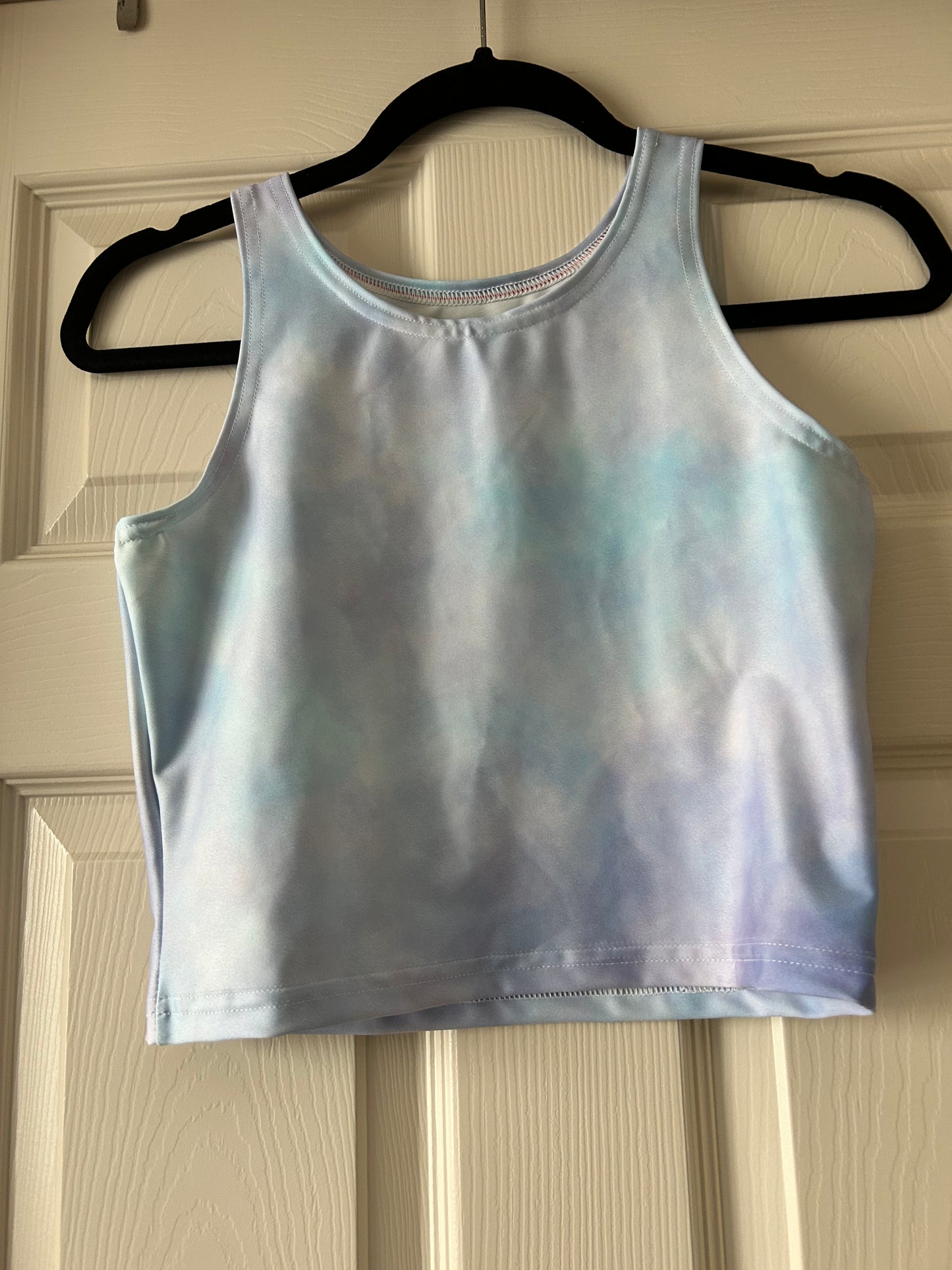 Winter haze athletic crop top