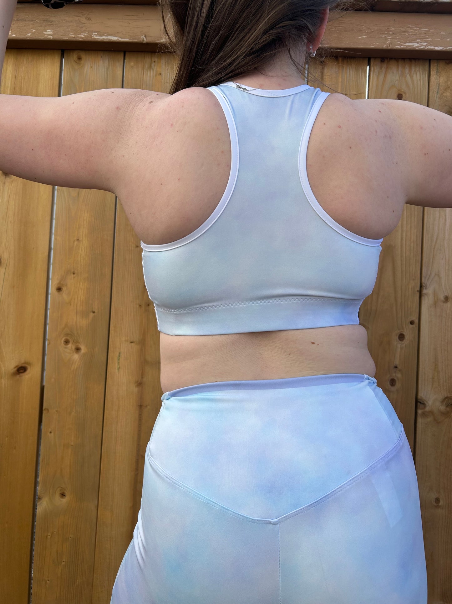 Winter haze Sports bra