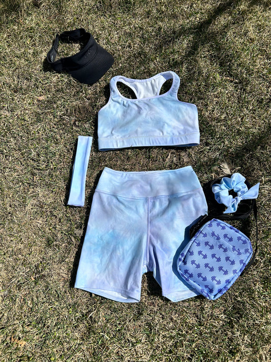 Winter haze Sports bra